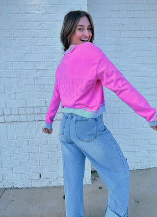 Soft Long Sleeve Pink Top- clothing,fall clothes,LIGHT PINK,LIGHT PINK TOP,LONG SLEEVE,long sleeve top,long sleeves,pink,pink and blue,pink long sleeve,Sale,SOFT,soft shirt,SOFT TEE,Tops-Ace of Grace Women's Boutique