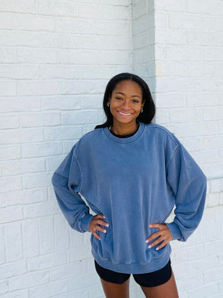 Oversized Mineral Washed Sweatshirt- Acid,blue,mineral,MINERAL WASH,MINERAL WASHED,oversized,oversized sweater,oversized sweatshirt,OVERSIZED TEE,OVERSIZED TOP,pink,Tops-Ace of Grace Women's Boutique