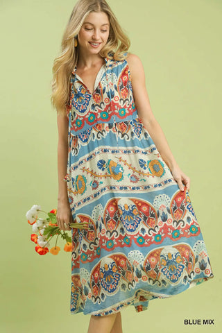 princess polly baby blue dress Grace & Grandeur Women's Plus Size Short Sleeves Square Neck Smocked Boho Floral Maxi Dresses 2X Navy Blue main image 1