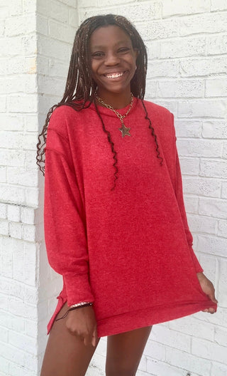 Softest Oversized Top- curv,Curvy,Hacci,oversized,oversized sweater,OVERSIZED TEE,OVERSIZED TOP,PLUS,plus size,SOFT,soft shirt,SOFT TEE,soft top,Tops-Ace of Grace Women's Boutique