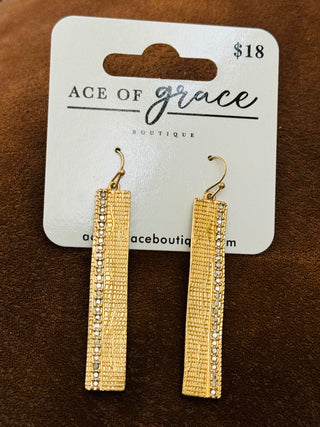 Classy Gold Earrings- earring, EARRINGS, Jewelry, LIVESALE-Bar-Ace of Grace Women's Boutique