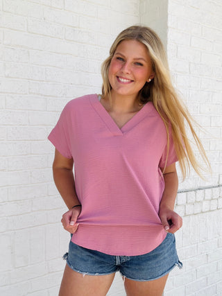 V-Neck Dolman Top- Dolman,Perfect for work,summer work top,Tops,work,WORK SHIRT,Work tank,WORK TOP,WOVEN,WOVEN TOP-Ace of Grace Women's Boutique