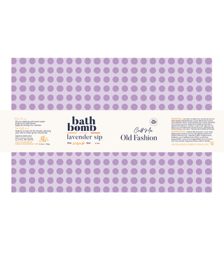 Call Me Old Fashion- Lavender Infused Bath Bomb 6.5 oz- GIFT,gifts-Ace of Grace Women's Boutique
