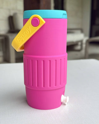 Retro Jug Cooler Skinny Can Holder- GIFT,gift idea,GIFT IDEAS,gifts-Magenta-Ace of Grace Women's Boutique