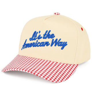 It's the American Way Two Tone Trucker Hat- Accessories,accessory,hats,trucker hats-Ace of Grace Women's Boutique