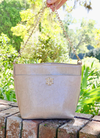 Brielle Bucket Bag - Taupe- -Ace of Grace Women's Boutique