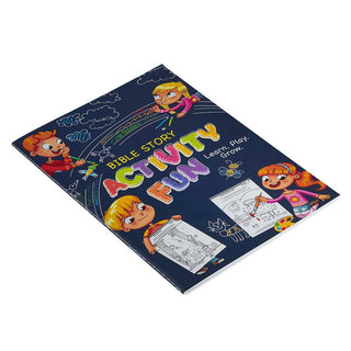 Kid Book Bible Story Activity Fun Softcover- activity,Bible,Christian,Devotion,devotional,GIFT,gift idea,GIFT IDEAS,GIFT SET,gifts,INSPIRATIONAL,KIDS,KIDS TOY,pray,PRAYER,prayer journal,Praying-Ace of Grace Women's Boutique