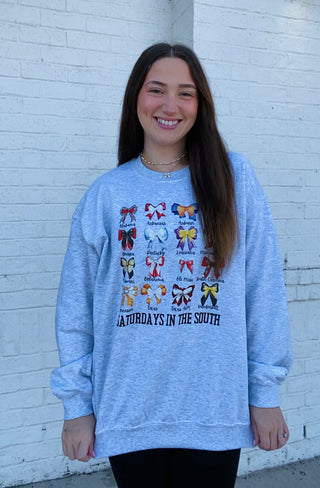 Saturdays in the South Sweatshirt- clothing, Curvy, football, Madelynn, MadelynnGrace, SEC, sweatshirt, SWEATSHIRTS, Tops-Ace of Grace Women's Boutique