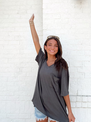 Oversized Boyfriend Tee- Curvy,Neon,oversized,OVERSIZED TEE,OVERSIZED TOP,PLUS,plus size,Slouchy,Tops-Ace of Grace Women's Boutique