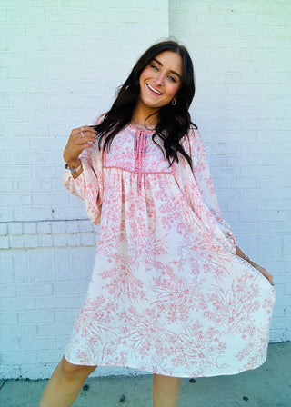 Loving Fancy Pink Bow Dress