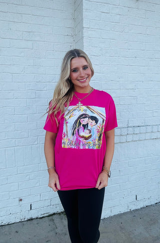 A Child Was Born Graphic Tee- CHRISTMAS,CHRISTMAS GRAPHIC TEE,CHRISTMAS SHIRT,Christmas tee,clothing,Curvy,graphic,graphic T-shirt,GRAPHIC TEE,Graphic Tees,graphic tshirt,MERRY CHRISTMAS,plus size graphic tee,Seasonal,Tops-Ace of Grace Women's Boutique