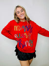 Queen Of Sparkles Merry Everything Top- QUEEN, queen of sparkles, QUEEN OF SPARKLES PLUS SIZE, QUEEN OF SPARKLES SWEATER-Ace of Grace Women's Boutique