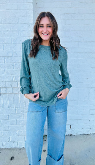 The Softest Long Sleeve Top- Boat, Curvy, FALL, fall clothes, fall transition, Hacci, LONG SLEEVE, long sleeve top, long sleeves, longsleeve, SOFT, soft shirt, soft top, Tops-Ace of Grace Women's Boutique