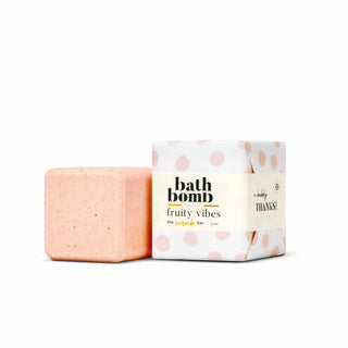Bubbly Thanks- Pink Fruity Bath Bomb 6.5 oz- gifts-Ace of Grace Women's Boutique