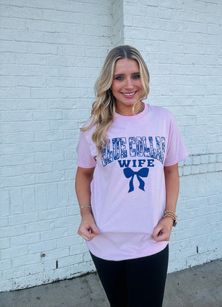 Blue Collar Wife Graphic Tee- clothing,Curvy,GRAHIC,graphic,graphic T-shirt,GRAPHIC TEE,Graphic Tees,graphic tshirt,plus size graphic tee,Tops-Ace of Grace Women's Boutique