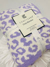 Cozy Cheetah Throw Blanket- blanket, COZY, sleep, throw blanket-Purple-Ace of Grace Women's Boutique