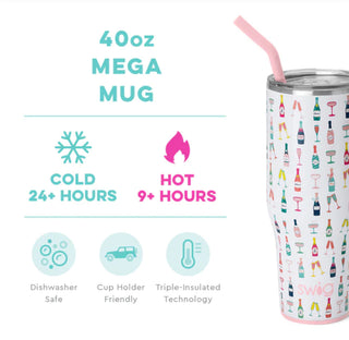 Swig Pop Fizz Mega Mug (40oz)- Accessories, gifts, HAPPY NEW YEARS, mega mug, new year, NEW YEARS, SWIG, SWIG MEGA MUG-Ace of Grace Women's Boutique