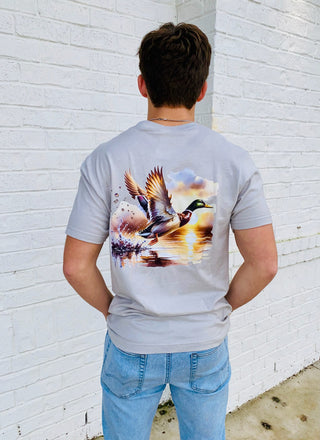 Mason & Co. Flying Duck Tee- clothing, Curvy, graphic, graphic T-shirt, GRAPHIC TEE, Graphic Tees, graphic tshirt, Mason, men, MEN GIFTS, MEN'S GIFTS, MEN'S SHIRT, mens, Mens Corner, MENS TSHIRT, plus size graphic tee, Tops-Ace of Grace Women's Boutique