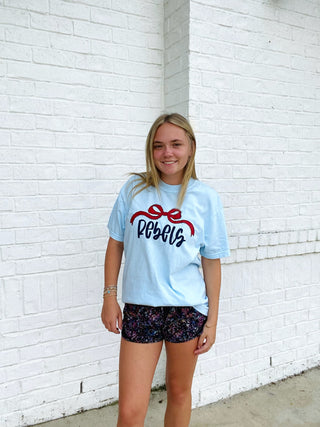 Mississippi Rivals Comfort Color T-Shirts- BULLDOGS,COMFORT COLOR,Comfortable,Curvy,dawgs,football,game,game day,Game day shirt,Mississippi,Mississippi state,ole miss,rebels,rivals,Seasonal,Tops-Ace of Grace Women's Boutique