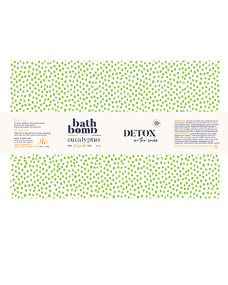 Detox- Eucalyptus + Himalayan Salt Bath Bomb 6.5 oz- bath,GIFT-Ace of Grace Women's Boutique