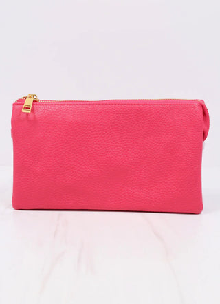 Liz Hot Pink Crossbody Bag- Accessories, bags, caroline hill, CAROLINE HILL CROSSBODY, gifts, HOT PINK, hot pink purse, pink crossbody-Ace of Grace Women's Boutique