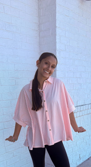 Woven Striped Boxy Top | Multiple colors- clothing,Curvy,ROOMY,Seasonal,Stripe,STRIPED,STRIPED TOP,stripes,Tops-Ace of Grace Women's Boutique