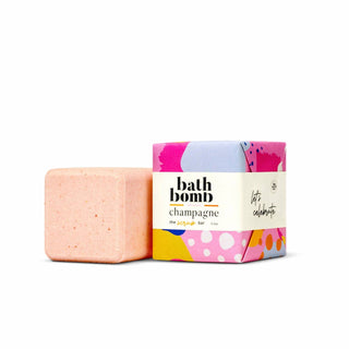 Let’s Celebrate- Glittery Pink Champagne Bath Bomb 6.5 oz- gifts-Ace of Grace Women's Boutique