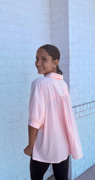 Woven Striped Boxy Top | Multiple colors- clothing,Curvy,ROOMY,Seasonal,Stripe,STRIPED,STRIPED TOP,stripes,Tops-Ace of Grace Women's Boutique