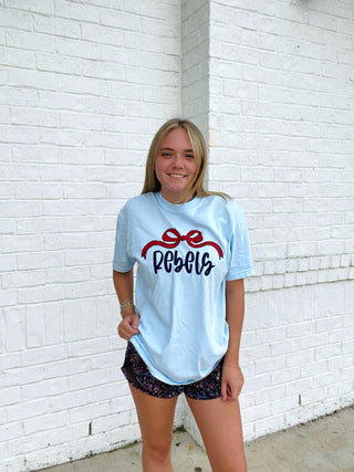 Mississippi Rivals Comfort Color T-Shirts- BULLDOGS,COMFORT COLOR,Comfortable,Curvy,dawgs,football,game,game day,Game day shirt,Mississippi,Mississippi state,ole miss,rebels,rivals,Seasonal,Tops-Ace of Grace Women's Boutique