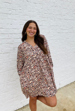 Animal Print Woven Dress Ace of Grace Boutique Animal Print Woven Dress Ace of Grace Boutique