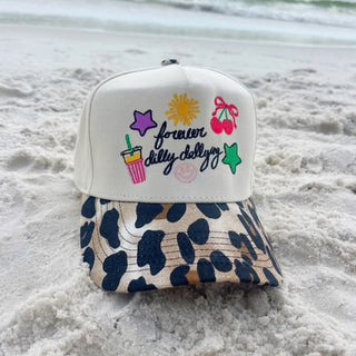 PREORDER - Forever Dilly Dallying Hat- Accessories,accessory,Dally,Dilly,GIFT,gift idea,GIFT IDEAS,GIFT SET,gifts,hair accessory,HAT,LEOPARD,men hat,PREORDER,trucker hat,trucker hats-Ace of Grace Women's Boutique