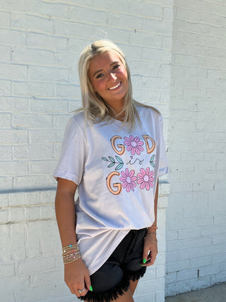 God is Good Graphic Tee- Curvy,God,graphic,graphic tshirt,Sale,Tops,TSHIRT-Ace of Grace Women's Boutique