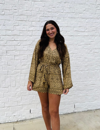 Animal Print Romper- animal, ANIMAL PRINT, CHEETAH, CHEETAH PRINT, clothing, Curvy, dresses & rompers, FALL, fall clothes, fall transition, LEOPARD, LEOPARD PRINT, ROMPER-Ace of Grace Women's Boutique