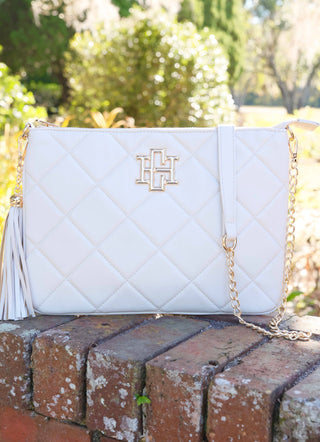 Caroline Hill - Madelyn Clutch/Crossbody Cream Quilted LD- bags,caroline hill,CAROLINE HILL PURSE,PURSE,purse strap-Ace of Grace Women's Boutique