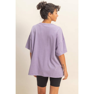 Oversized Mineral Wash T-Shirt- oversized,OVERSIZED TEE,OVERSIZED TOP,pink top,soft top,TOP,Tops,WORK TOP-Ace of Grace Women's Boutique