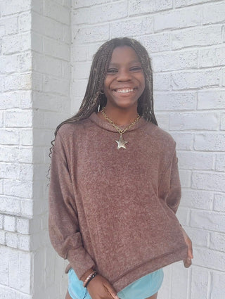 Short Style Softest Oversized Top- Curvy,Hacci,PLUS,plus size,SOFT,soft shirt,soft top,Tops-Ace of Grace Women's Boutique