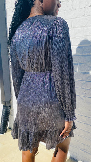 Sparkly Metallic Dress- black dress,church dress,dress,dresses & rompers,METALLIC,SPARKLE,SPARKLES,SPARKLY,SPARKLY DRESS-Ace of Grace Women's Boutique