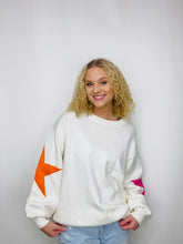 Star Sleeve Sweater Top