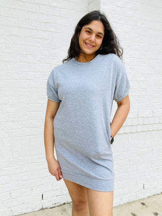 Gray Everyday Dress- dress,dresses & rompers,GREY DRESS-Ace of Grace Women's Boutique