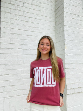 Howdy Graphic Tee- clothing, Curvy, fall clothes, GRAPHIC TEE, HOT PINK GRAPHIC TEE, HOWDY, howdy graphic tee, howdy tee, Tops-Ace of Grace Women's Boutique