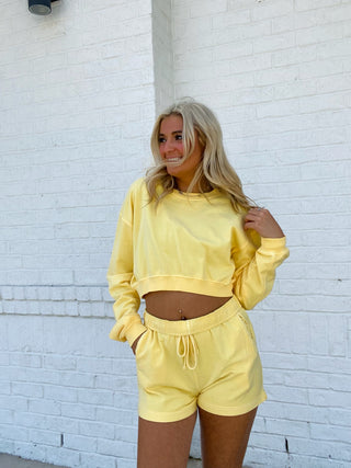 Long Sleeve Lounge Set | 2 colors- clothing,CREAM,Loungewear,Sale,Sets,YELLOW-Ace of Grace Women's Boutique