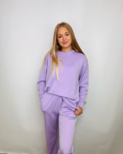 Lilac Oversized Crew Neck
