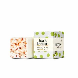 Detox- Eucalyptus + Himalayan Salt Bath Bomb 6.5 oz- bath,GIFT-Ace of Grace Women's Boutique