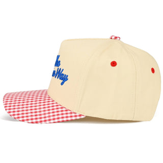 It's the American Way Two Tone Trucker Hat- Accessories,accessory,hats,trucker hats-Ace of Grace Women's Boutique
