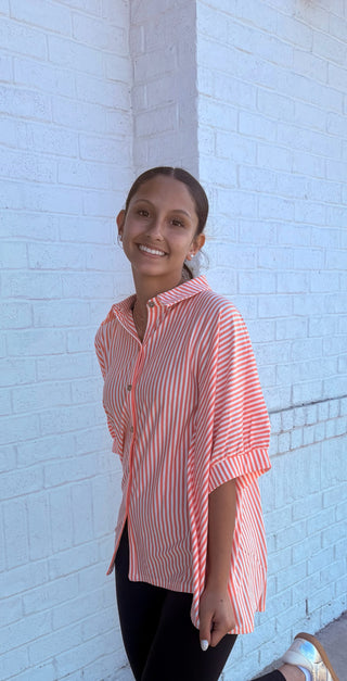 Woven Striped Boxy Top | Multiple colors- clothing,Curvy,ROOMY,Seasonal,Stripe,STRIPED,STRIPED TOP,stripes,Tops-Ace of Grace Women's Boutique