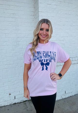 Blue Collar Wife Graphic Tee- clothing,Curvy,GRAHIC,graphic,graphic T-shirt,GRAPHIC TEE,Graphic Tees,graphic tshirt,plus size graphic tee,Tops-Ace of Grace Women's Boutique