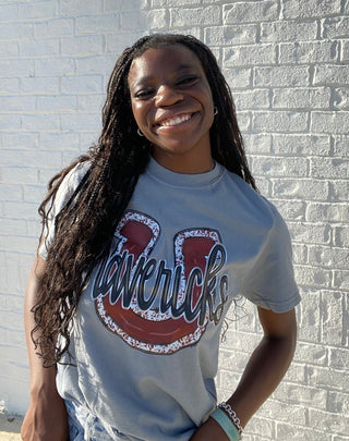 Mavericks Comfort Color Tee- clothing, COMFORT COLOR, Curvy, football, Germantown, graphic, graphic T-shirt, GRAPHIC TEE, Graphic Tees, graphic tshirt, Madelynn, Mavericks, Tops-Ace of Grace Women's Boutique