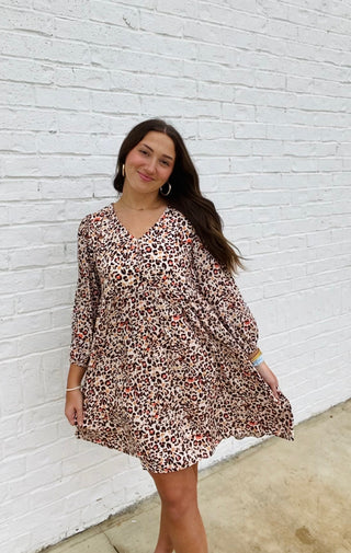 Animal Print Woven Dress Ace of Grace Boutique Animal Print Woven Dress Ace of Grace Boutique