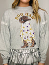 Boo Haw Sequin Sweatshirt- HALLOWEEN, halloween shirt, holiday, HOLIDAYS, knit sweater, SHIRT, SWEATER.-Ace of Grace Women's Boutique