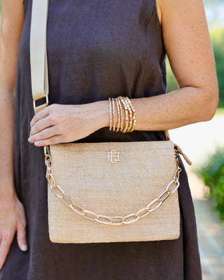 CAROLINE HILL - Ariana Crossbody Natural Lattice- bag,bags,caroline hill,CAROLINE HILL CROSSBODY,CAROLINE HILL PURSE,PURSE-Ace of Grace Women's Boutique